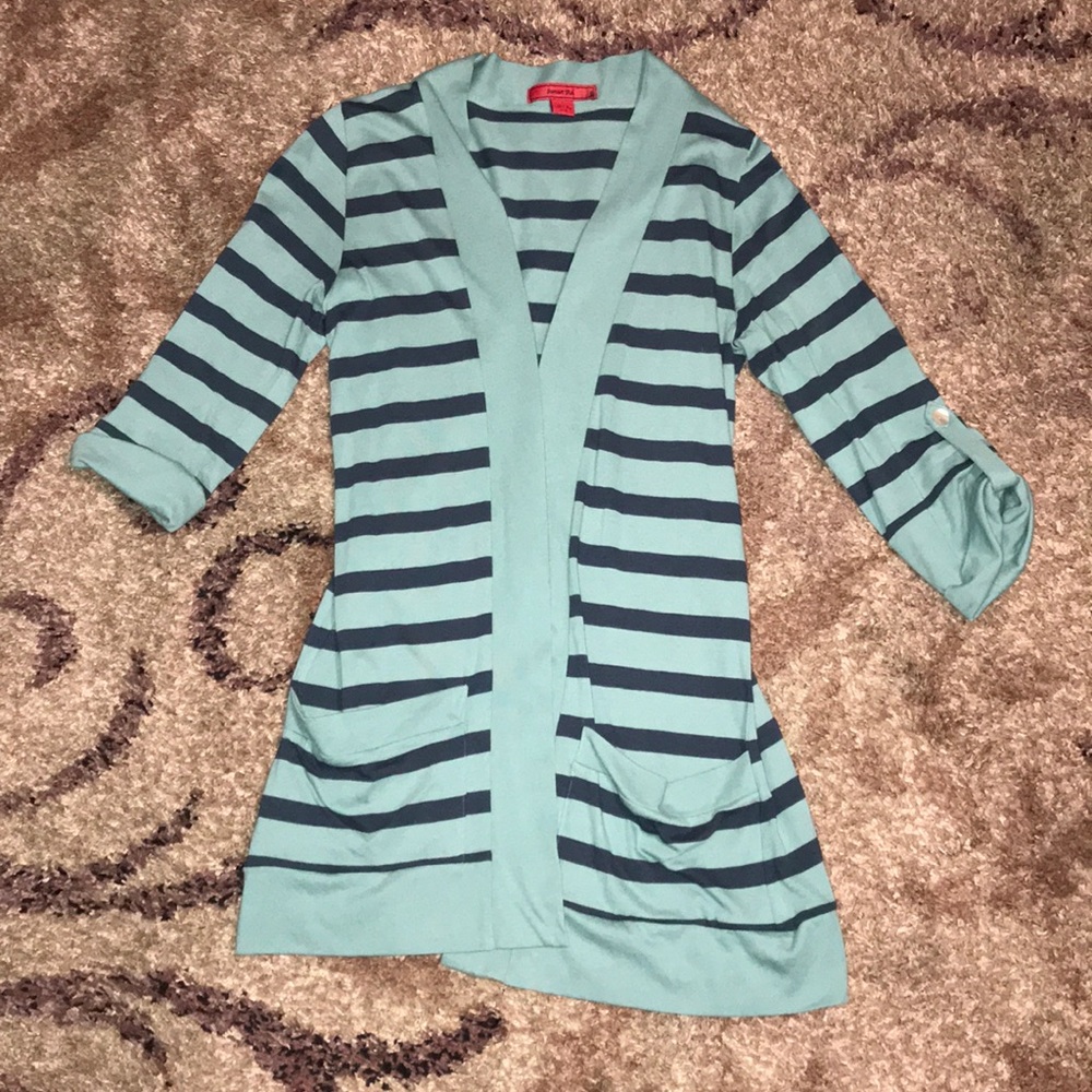 Open front cardigan style